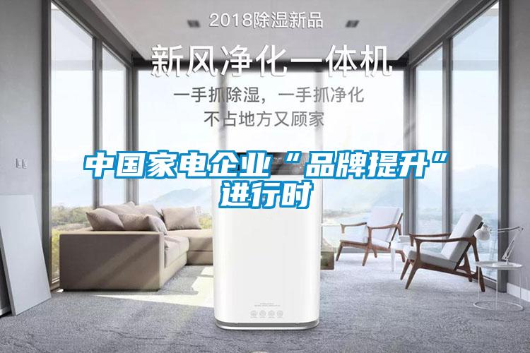 中國家電企業(yè)“品牌提升”進行時