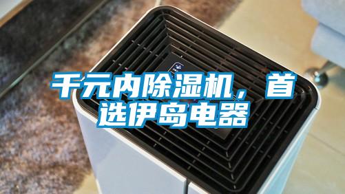 千元內除濕機，首選伊島電器