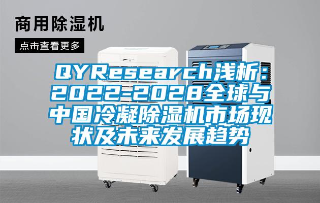 QYResearch淺析：2022-2028全球與中國(guó)冷凝除濕機(jī)市場(chǎng)現(xiàn)狀及未來發(fā)展趨勢(shì)