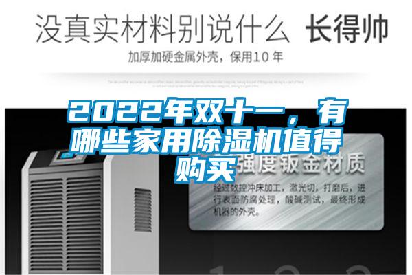 2022年雙十一，有哪些家用除濕機值得購買