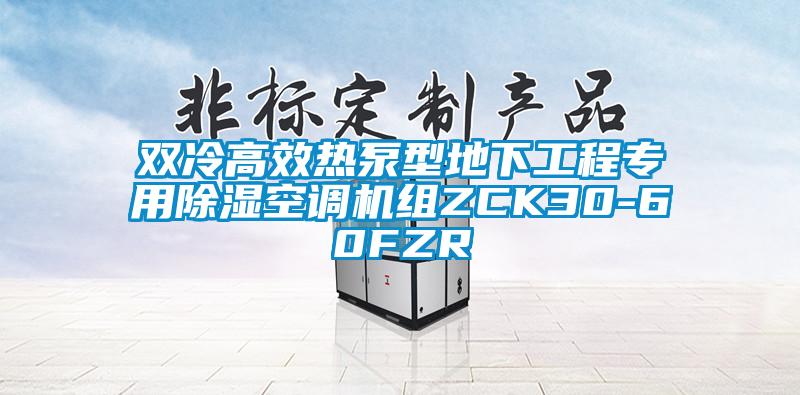 雙冷高效熱泵型地下工程專用除濕空調(diào)機(jī)組ZCK30-60FZR