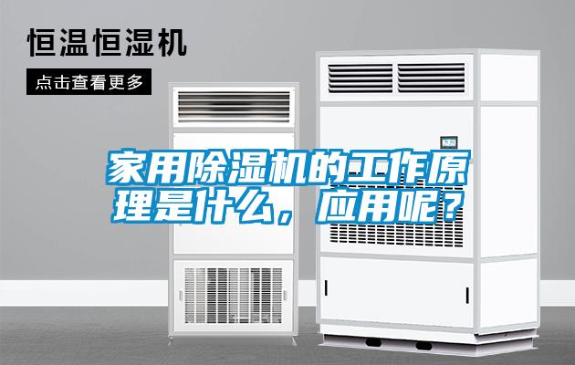 家用除濕機的工作原理是什么，應用呢？