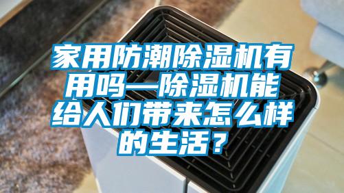 家用防潮除濕機有用嗎—除濕機能給人們帶來怎么樣的生活？