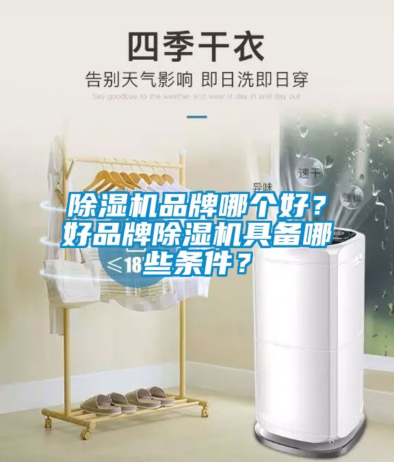 除濕機品牌哪個好？好品牌除濕機具備哪些條件？