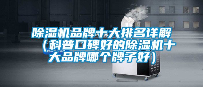 除濕機品牌十大排名詳解（科普口碑好的除濕機十大品牌哪個牌子好）