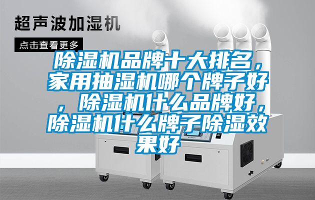 除濕機品牌十大排名，家用抽濕機哪個牌子好，除濕機什么品牌好，除濕機什么牌子除濕效果好